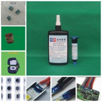惠州焊點保護藍色UV膠水|ASOKLID牌UV-3265L2電子元器件端子排線批覆密封保護紫外線固化膠粘劑