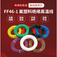 FF46-1鐵氟龍高溫電子線0.12mm2-10平方200度FEP鐵氟龍電線AF200